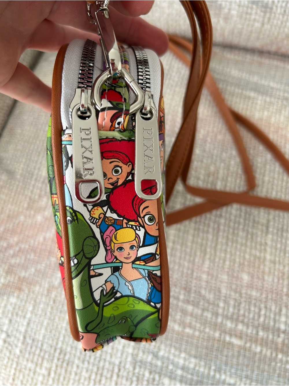 New Disney Pixar Toy Story Characters Stacked Crossbody Bag Sold Out -Box Lunch - Picture 5 of 8
